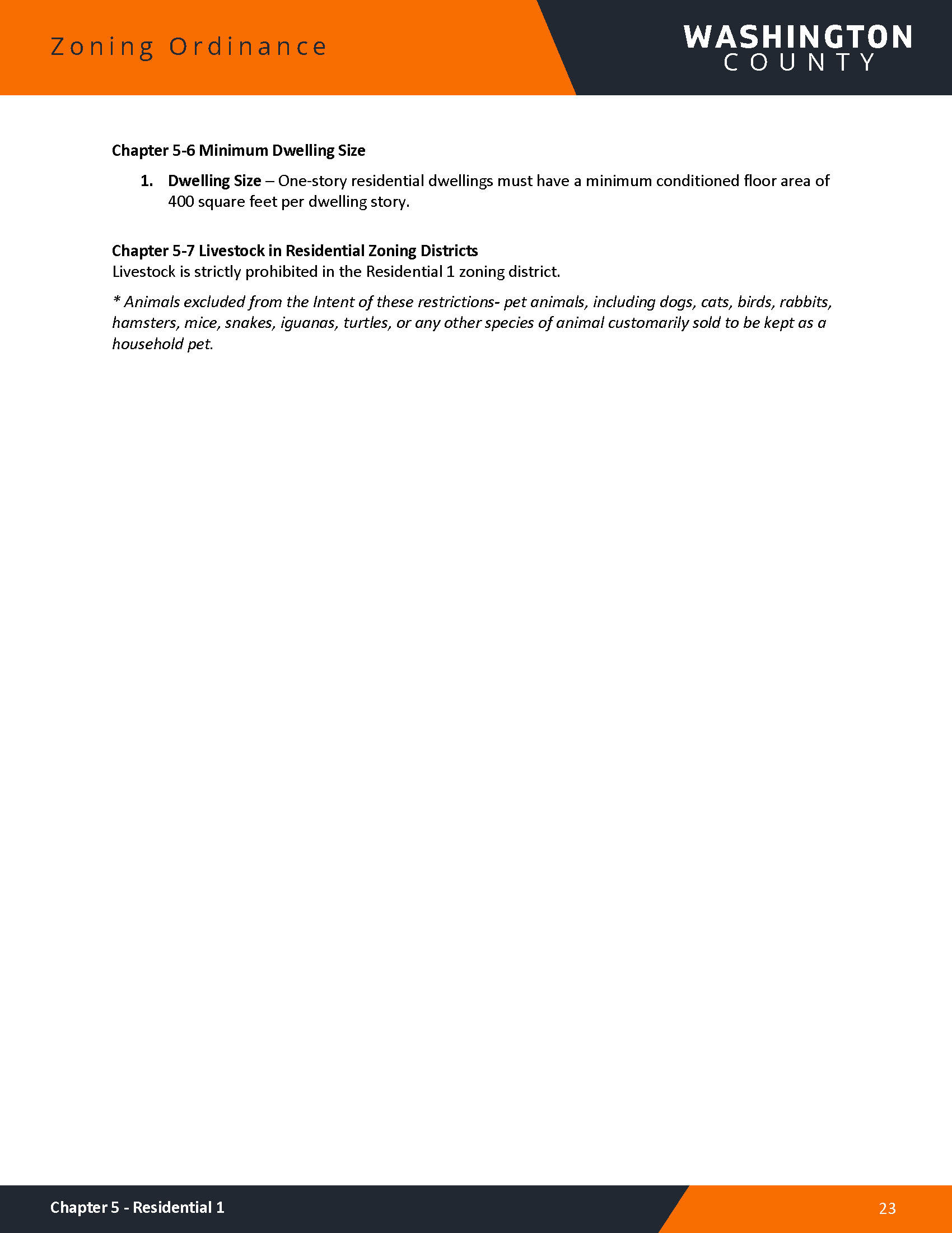 Washington County Zoning Ordinance1 12 25 Page 028